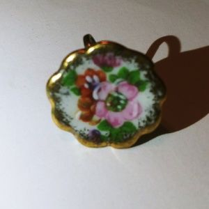 Vintage France limoges screwback earrings